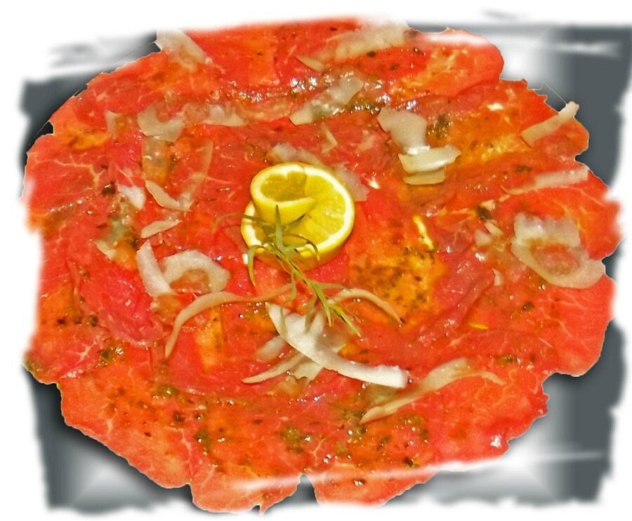 Carpaccio de boeuf