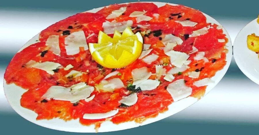 Carpaccio de bœuf – Au Petit Zinc Lyon